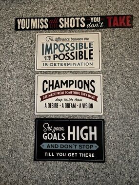 Motivational Wall Decor Set